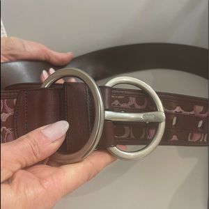 Authentic coach belt